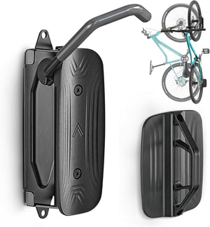 monTEK Swivel Bike Wall Mount – Garage Bike Hanger & Space-Saving Vertical Bike Rack for Garage & Apartment, Sturdy Bike Storage Hook Holds up to 66 lbs, Easy Installation & Scratch-Proof Design