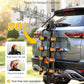 monTEK Premier Locking Quick Release 4-Bike Rack for Cars, Trucks, SUVs with 2” Hitch, Quick Foldable & Tiltable Bike Rack Hitch,3mm Thick Heavy-Duty Steel Frame&High-Secure Straps Hitch Bike Rack