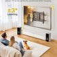 monTEK Long Arm TV Wall Mount for 43-80 Inch TVs, 42 Inch Extension, Swivel and Tilt, Full Motion, Max VESA 600 x 400mm, Up to 110 lbs, 16',18' Studs