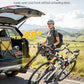 monTEK Premier Locking Quick Release 4-Bike Rack for Cars, Trucks, SUVs with 2” Hitch, Quick Foldable & Tiltable Bike Rack Hitch,3mm Thick Heavy-Duty Steel Frame&High-Secure Straps Hitch Bike Rack