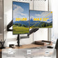 monTEK Vertical Dual Monitor Stand 17-32 Inch, Stacked Monitor Mount for 2 Screens, Full Motion Adjustable with Tilt/Swivel/Rotation, Heavy Duty Steel, VESA 75x75/100x100, Holds up to 19.8 lbs