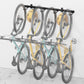 monTEK Enhanced Bike Storage Rack, Adjustable 3-Bike and 2-Helmet Hangers for Indoor Bike Storage, Customizable for Various Bike Sizes, Heavy-Duty Steel Bike Wall Mount, Max Load 209lbs, 32-in