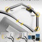 monTEK Laptop Arm Mount for Desk for Max 32” Screen and 18” Notebook, Dual Monitor Stand with Adjustable Laptop Holder, Holds up to 19.8 lbs, Full Motion Arm with Clamp/Grommet Base, 75/100 VESA Mount