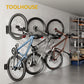 monTEK Swivel Bike Wall Mount, No Heavy Lifting Required Bike Wall Mount, Bike Hangers for Garage, Space-Saving Bike Rack Garage, Easy to Load and Unload, Bike Hanger Can Hold Up to 77 lbs