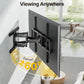 monTEK Heavy Duty Full Motion TV Wall Mount for 43–100 Inch TVs, Pre-Assembled Bracket with Tool-Free Tilt, Swivel & Extension, Max VESA 800x600, 150lbs 4X Strength Tested, Fits 16/18 Inch Studs