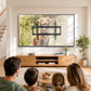 monTEK Fixed TV Wall Mount for 37-86 Inch Flat Curved TVs, Heavy Duty Low Profile Flush TV Mount Bracket Max VESA 600x400mm & 165 lbs Capacity, Fits 16"/18"/24" Wood Studs