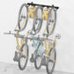 monTEK Enhanced Garage Bike Rack, Adjustable 6 Bike Hangers for Garage, Equipped with 78.5in Extended Rail to Accommodate Various Bicycle Sizes, Heavy-Duty Steel Bike Wall Mount, Max Capacity 330 lbs