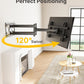 monTEK Long Arm TV Wall Mount for 43-90 Inch TVs, 42.5 Inch Extension, Swivel and Tilt, Full Motion, VESA 800 x 400mm, 132 lbs, 16',18' Studs