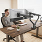 monTEK Dual Monitor Stand Mount with USB for Up to 35" Screens, Each Arm Holds Max 24.3lbs, Full Motion Adjustable Monitor Arm Desk Mount with C-Clamp/Grommet, VESA 75/100mm, Space Gray, MA1010UCDG-D