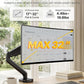 monTEK Heavy Duty Single Monitor Arm with USB/Audio Ports for 17-32” Screens, Premium Mechanical Spring Monitor Arm up to 19.8 lbs, Full Motion Monitor Desk Mount, VESA 75/100 mm, Clamp/Grommet