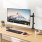 monTEK Single Monitor Stand for 17-32 inches Screen, Fully Adjustable Monitor Arm Desk Mount up to 22lbs Capacity, Computer Mount with C Clamp and Grommet Base, Max VESA 100x100mm