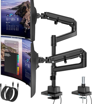 Heavy-Duty Monitor Arm for 17-57" Screens | MA1001UCPBK-D