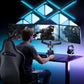 monTEK Triple Monitor Mount for Max 27 inch Computer Screens, 3 Monitor Desk Mount Each Arms Holds up to 19.8lbs, Three Monitors Desk Arm with Swivel, Tilt, Rotation, MA1009PBK-T