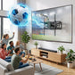 monTEK Full Motion TV Wall Mount for 50-100 Inch Large TVs up to 165 lbs, Long 25" Extension Articulating TV Mount Bracket for Off-Center Wood Studs 16" 18" 24", Max VESA 800x600