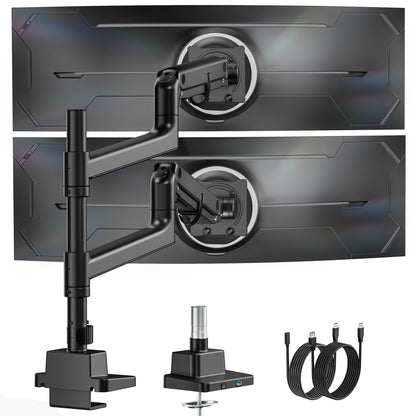 Heavy-Duty Monitor Arm for 17-57" Screens | MA1001UCPBK-D
